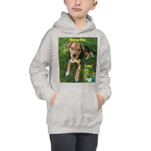 Load image into Gallery viewer, Kids Hoodie Sweatshirt - Rescue Pets Collection - &quot;Lucy&quot; V