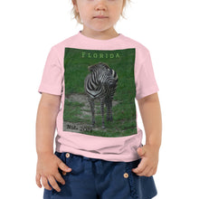 Load image into Gallery viewer, Toddler Short Sleeve Tee - Zoey the Zebra Collection