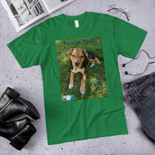 Load image into Gallery viewer, Unisex Fine Jersey Short Sleeve T-Shirt - Rescue Pets Collection - &quot;Lucy&quot; V