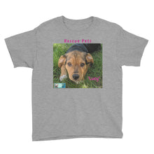 Load image into Gallery viewer, Youth/Kids&#39; Short Sleeve T-Shirt - Rescue Pets Collection - &quot;Lucy&quot; II