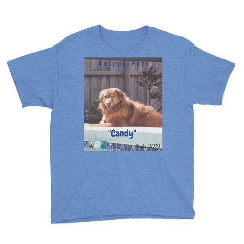 Youth/Kids' Short Sleeve T-Shirt - Rescue Pets Collection - 