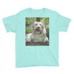 Youth/Kids' Short Sleeve T-Shirt - Wally the White Tiger Collection