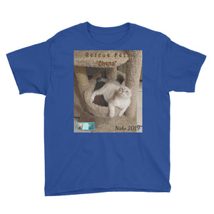 Youth/Kids' Short Sleeve T-Shirt - Rescue Pets Collection - "Chena"