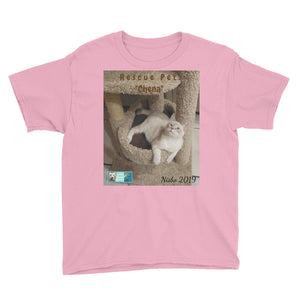 Youth/Kids' Short Sleeve T-Shirt - Rescue Pets Collection - "Chena"