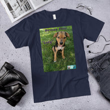 Load image into Gallery viewer, Unisex Fine Jersey Short Sleeve T-Shirt - Rescue Pets Collection - &quot;Lucy&quot; III