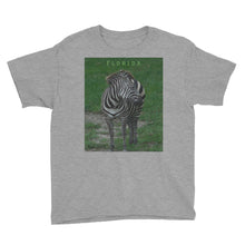 Load image into Gallery viewer, Youth/Kids&#39; Short Sleeve T-Shirt - Zoey the Zebra Collection