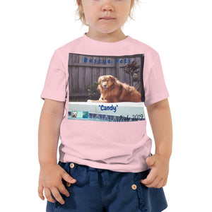 Toddler Short Sleeve Tee - Rescue Pets Collection - "Candy"