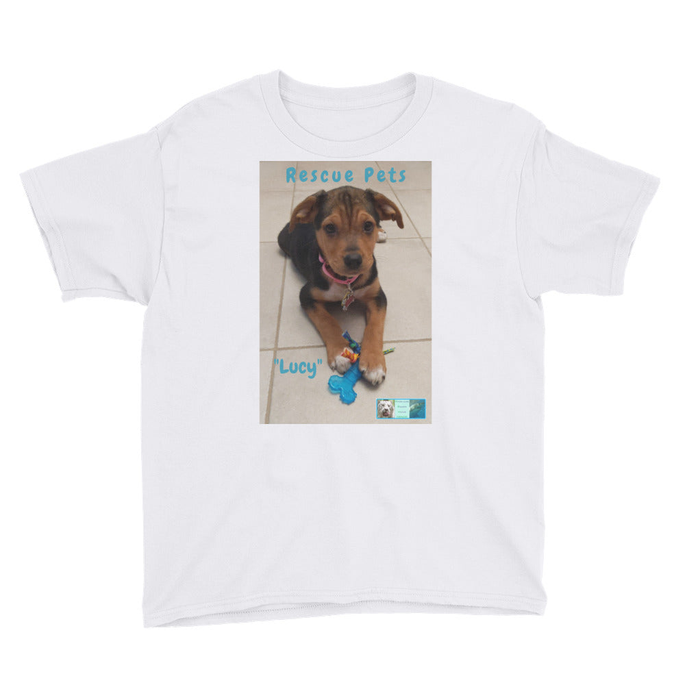 Youth/Kids' Short Sleeve T-Shirt - Rescue Pets Collection - 