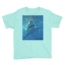 Load image into Gallery viewer, Youth/Kids&#39; Short Sleeve T-Shirt - Surrounded by Sharks Collection