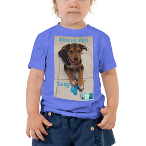 Toddler Short Sleeve Tee - Rescue Pets Collection - "Lucy"